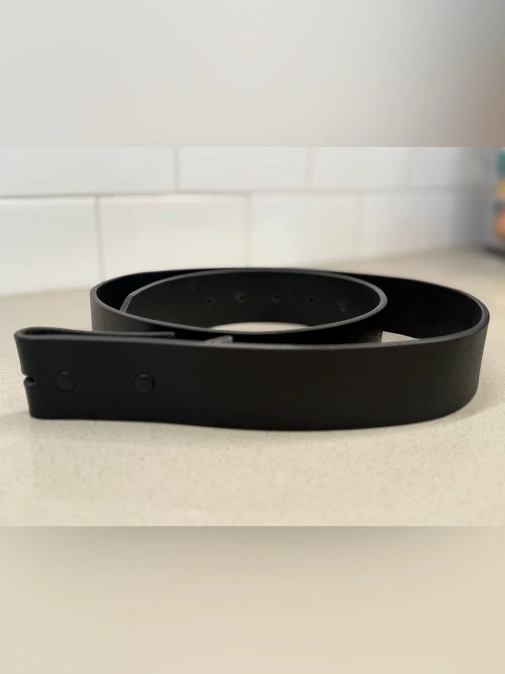 Carhartt Classic Black Leather Men's Belt